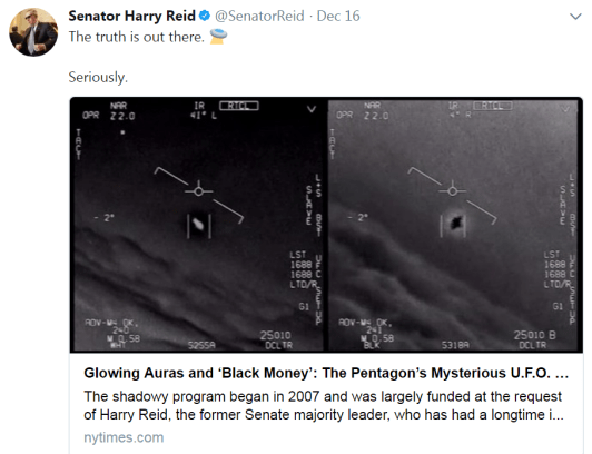 Harry Reid Tweet