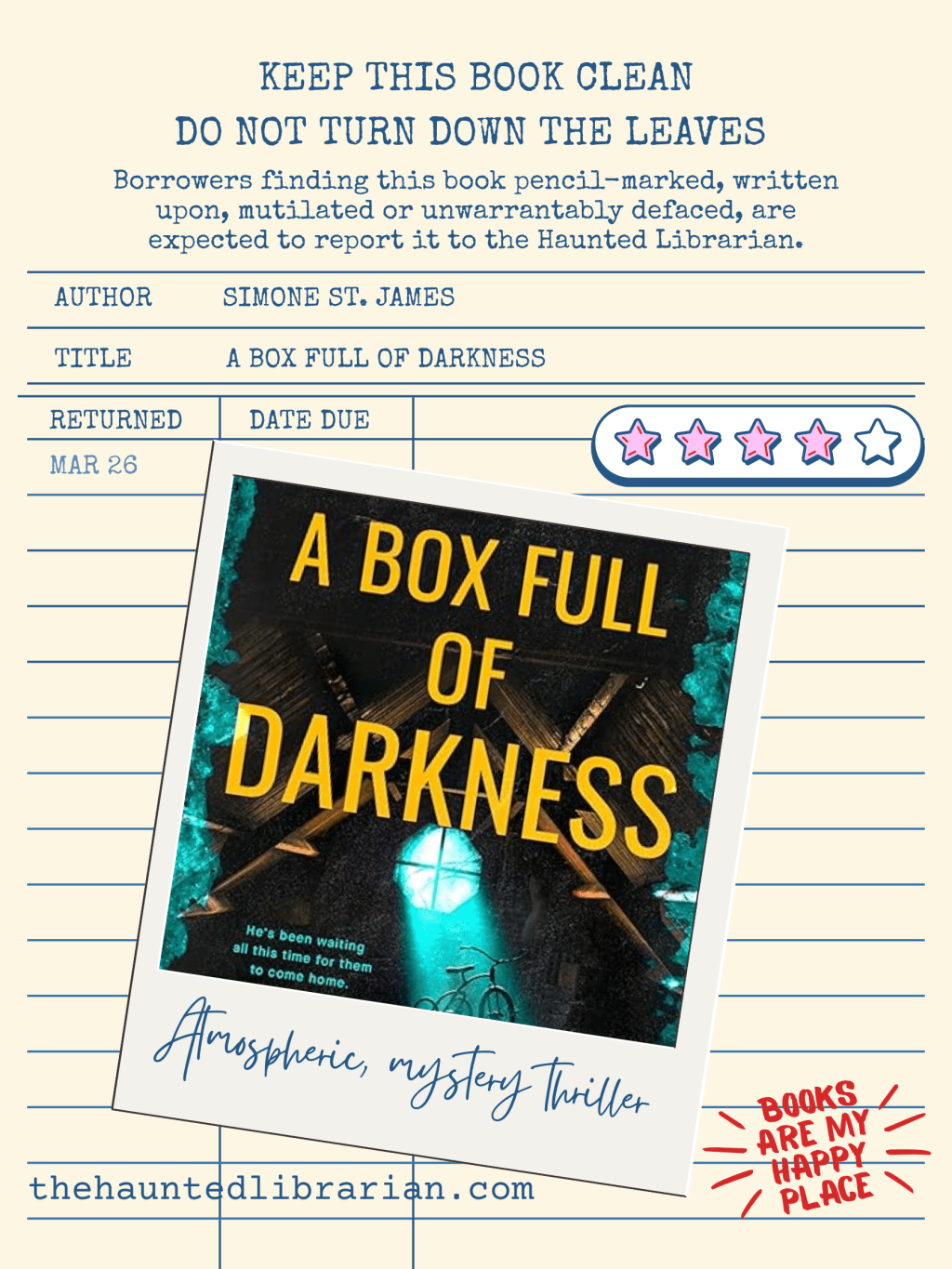 A Box Full of&nbsp;Darkness